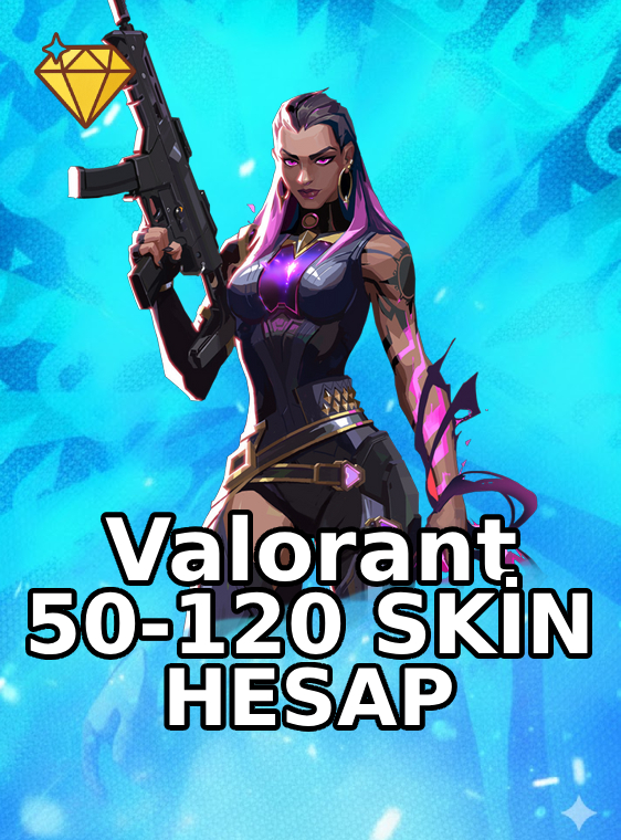 Valorant 50-120 Skinli Hesap
