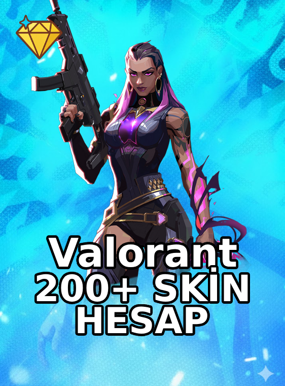 Valorant 200+ Skinli Hesap